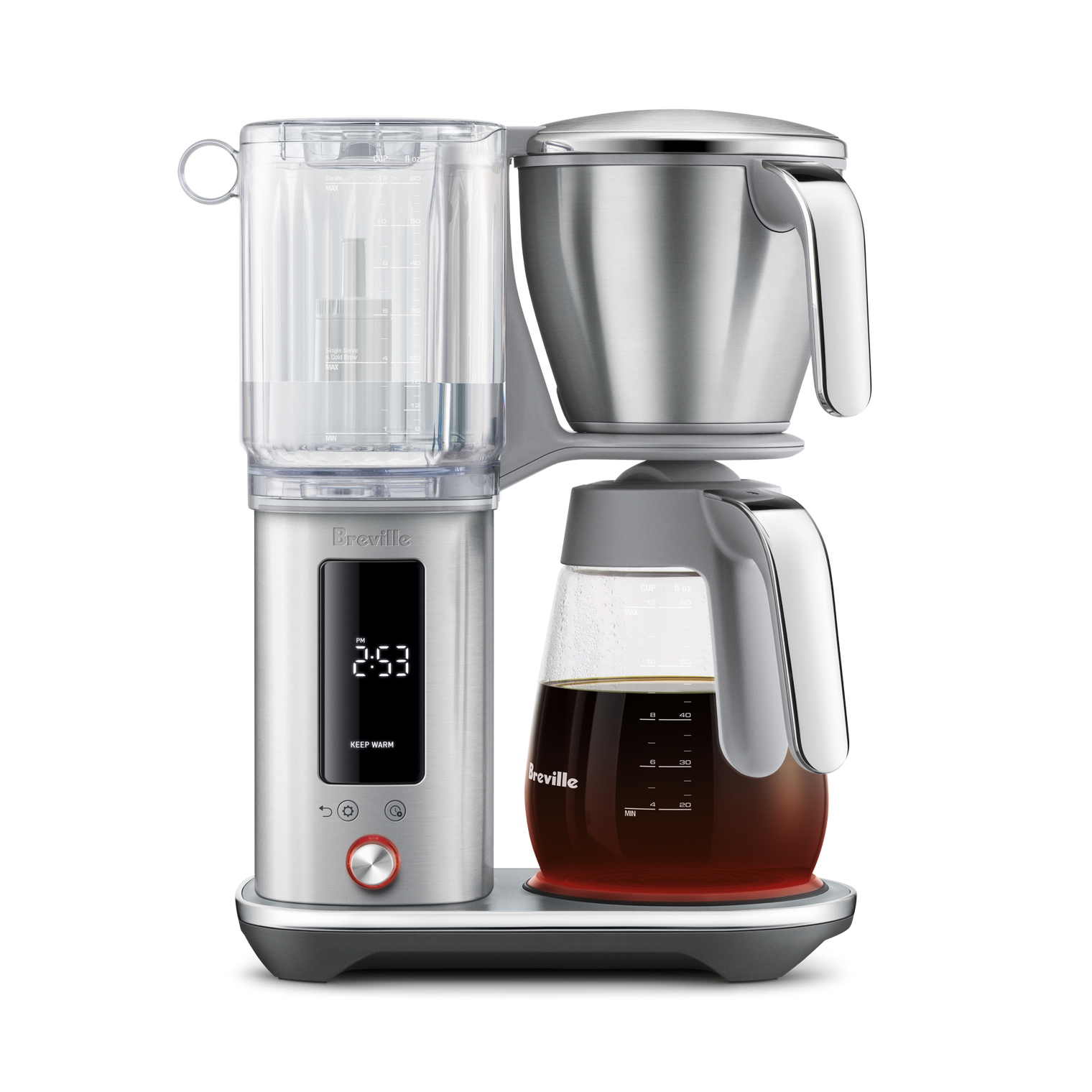 the Breville Luxe Brewer™Glass