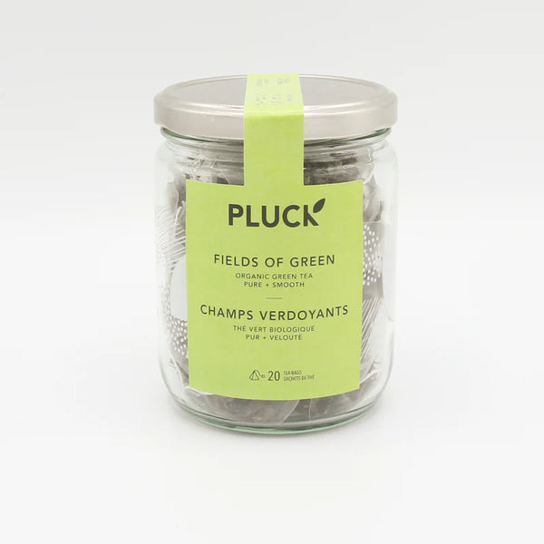 PLUCK Glass Jar Fields of Green