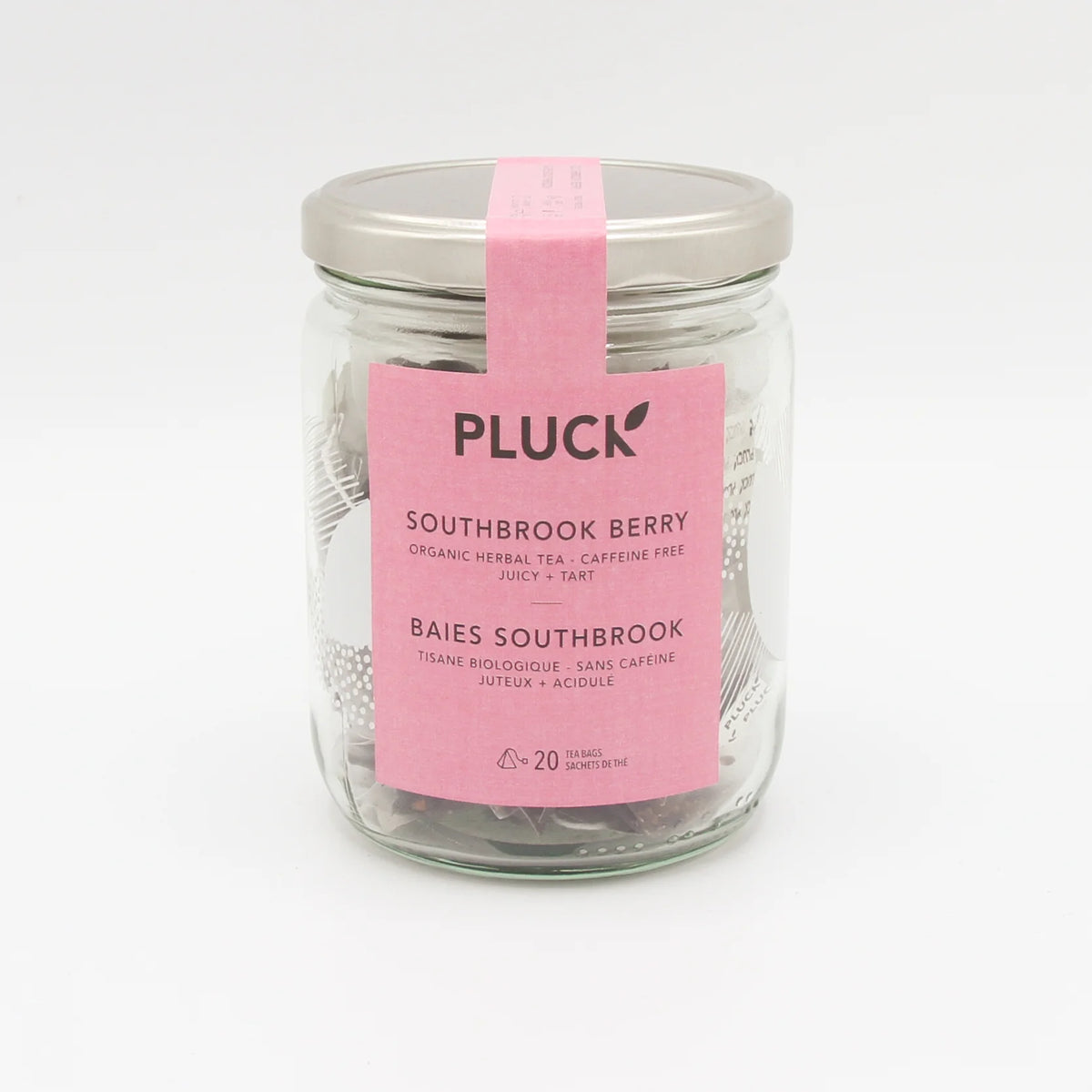 PLUCK Glass Jar Southbrook Berry
