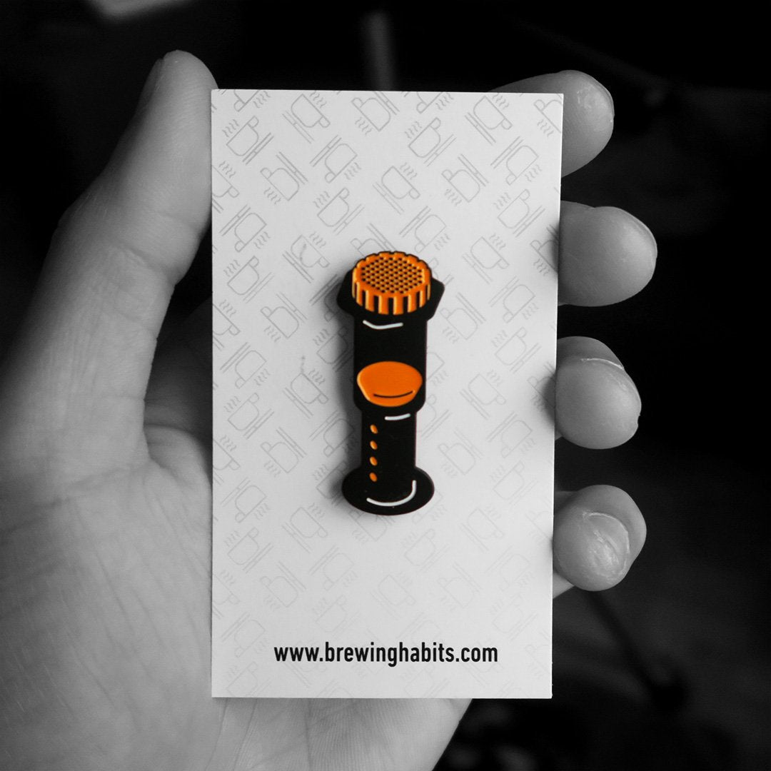 Brewing Habits Enamel Pins