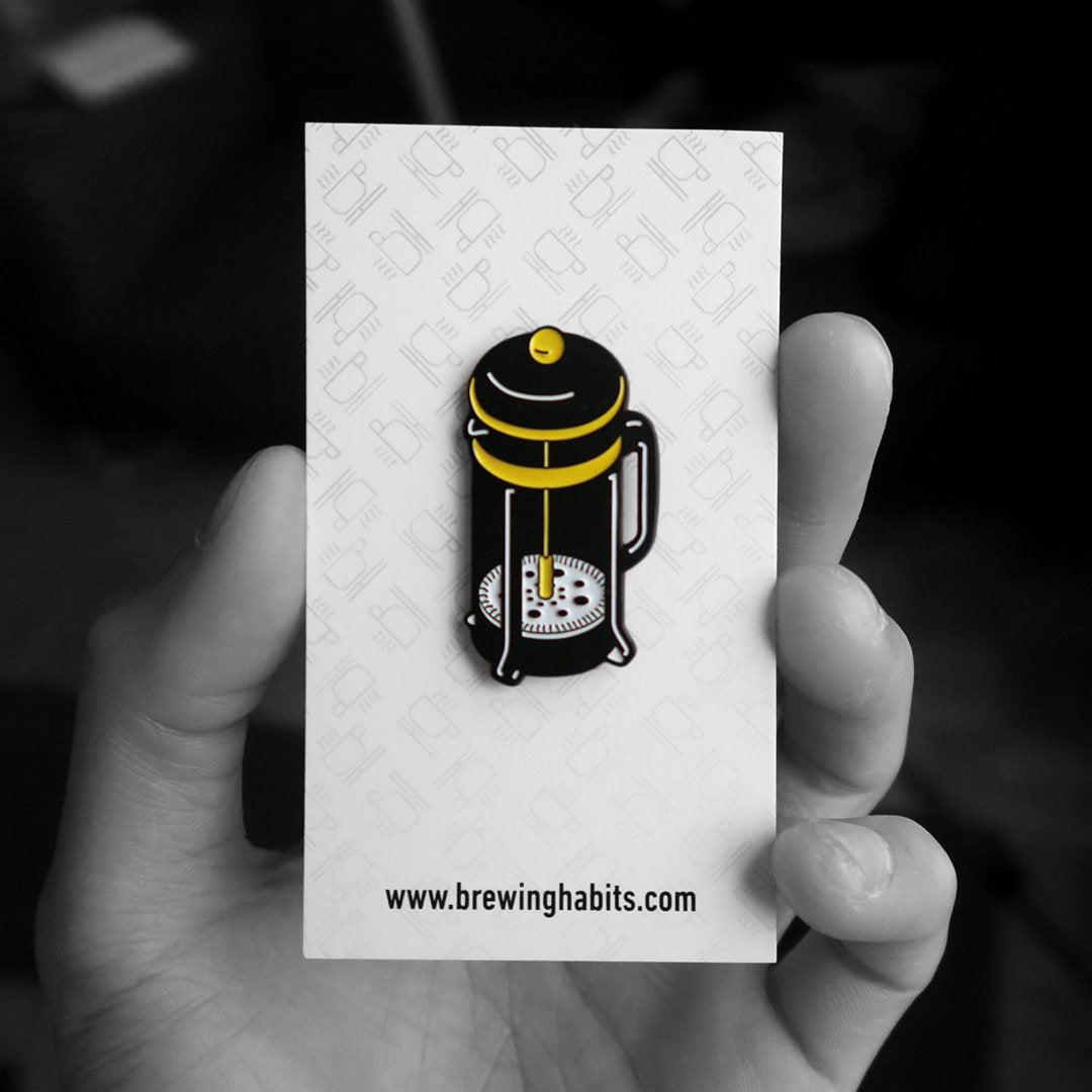 Brewing Habits Enamel Pins
