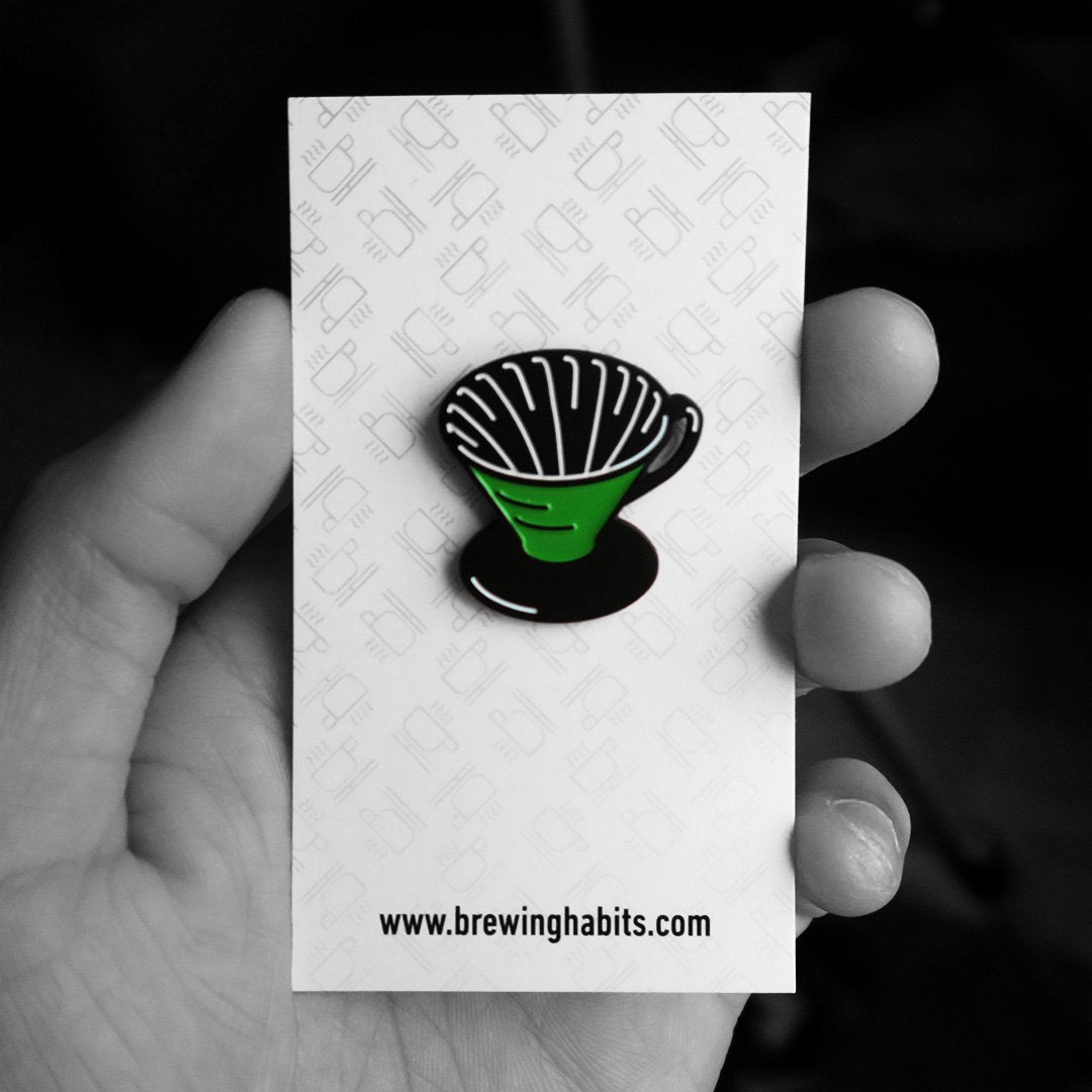 Brewing Habits Enamel Pins