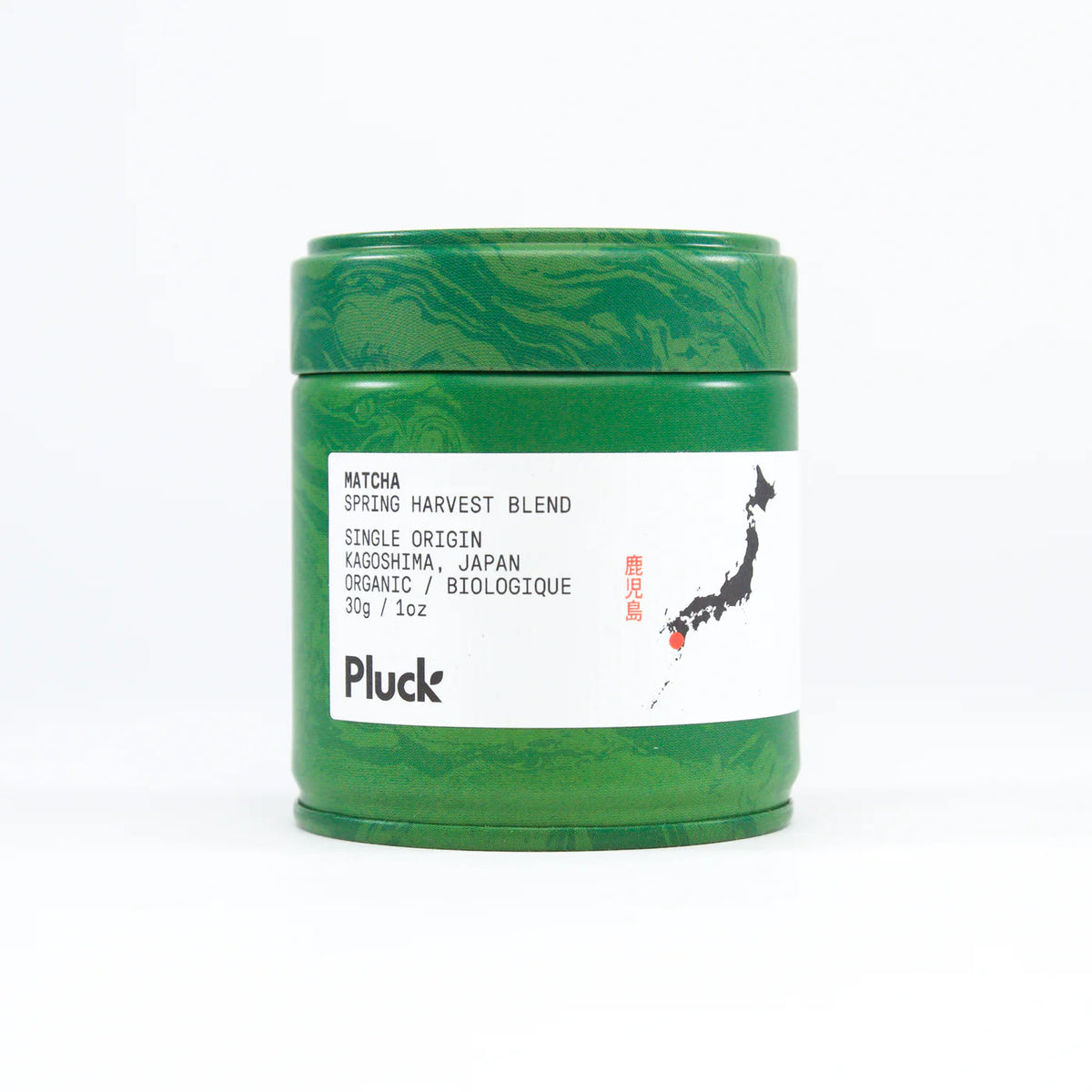 PLUCK - Organic Spring Harvest Blend Matcha - 30g Tin – Propeller ...