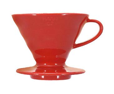 Hario V60-02 Red Ceramic Dripper Sub