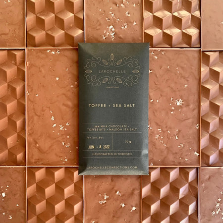 LaRochelle Milk Chocolate, Toffee + Sea Salt